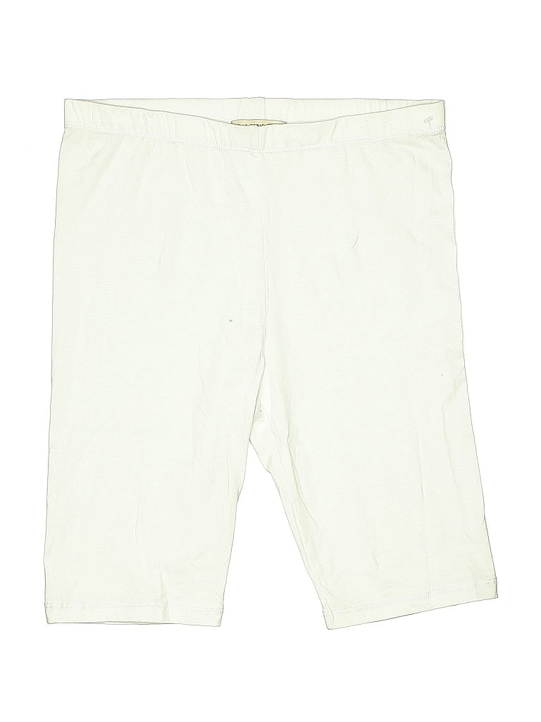 Pre-owned Active Basic Athletic Shorts In White