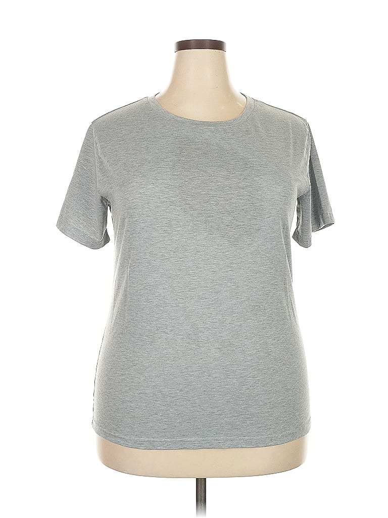Pre-owned Unbranded Short Sleeve T-shirt In Gray