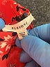 Pleione 100% Polyester Red Short Sleeve Blouse Size XS - photo 7
