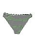 Cupshe Stripes Green Swimsuit Bottoms Size S - photo 2