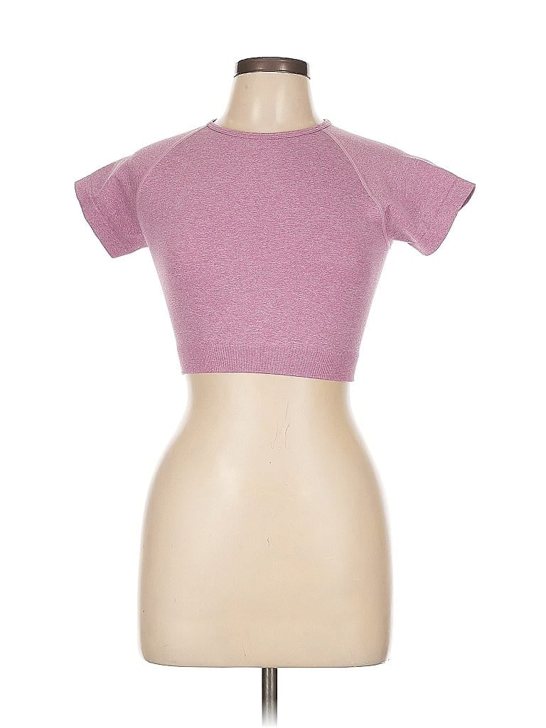 Pre-owned Unbranded Short Sleeve T-shirt In Pink