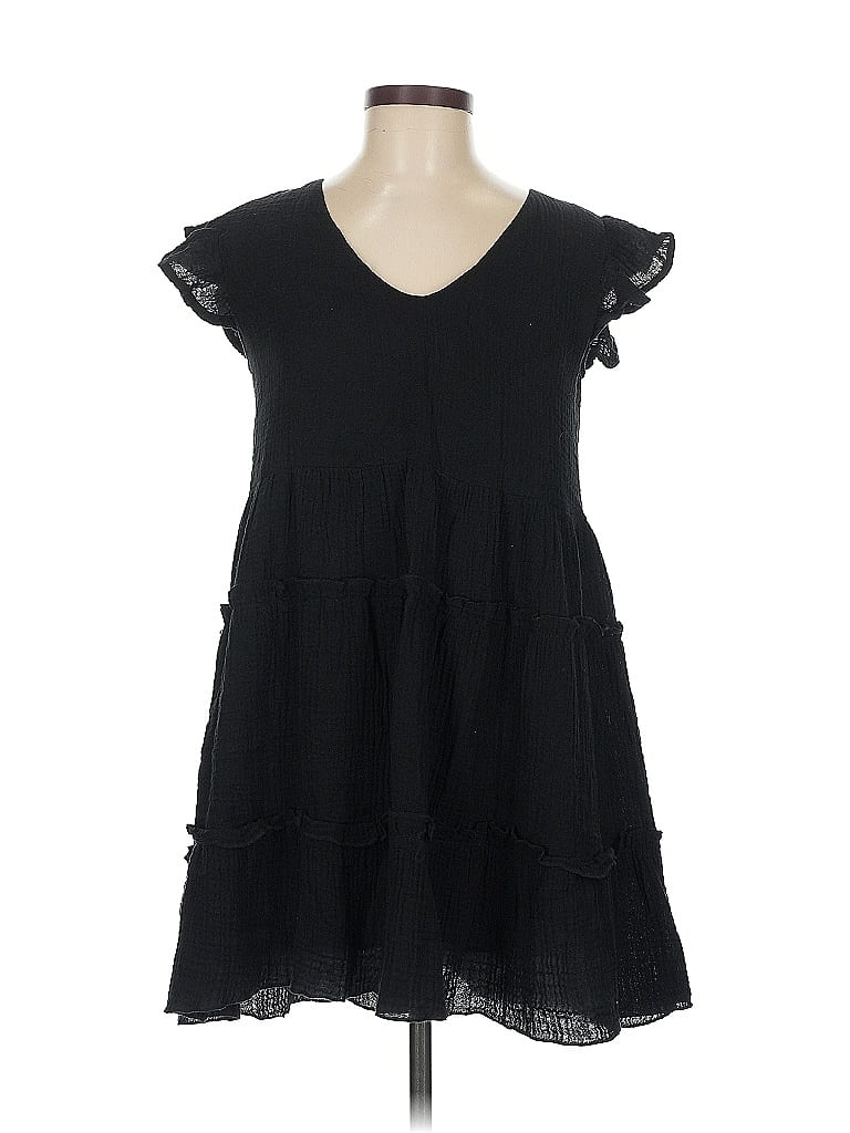 Pre-owned Impressions Casual Dress In Black