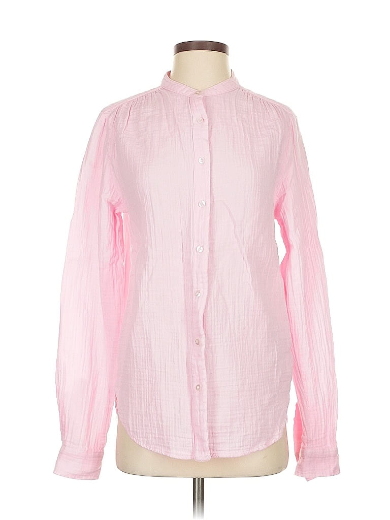 Pre-owned Gap Long Sleeve Button Down Shirt In Pink