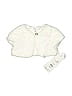 Biscotti Collezioni 100% Polyester Ivory Shrug 12-18 MO / 18 MO - photo 1