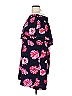 Mud Pie Floral Pink Black Casual Dress Size L - photo 5