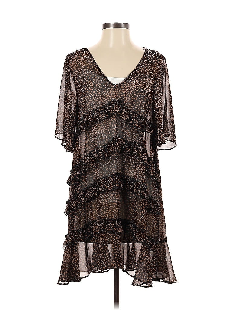 Pre-owned Flawless Cocktail Dress In Brown