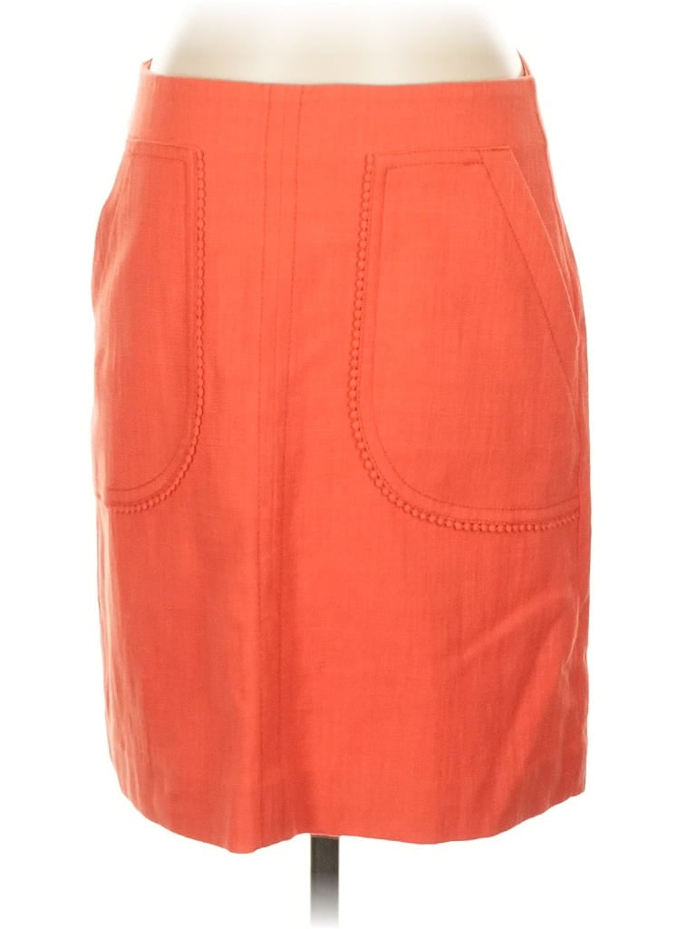 Ann Taylor Loft Casual Skirt In Orange