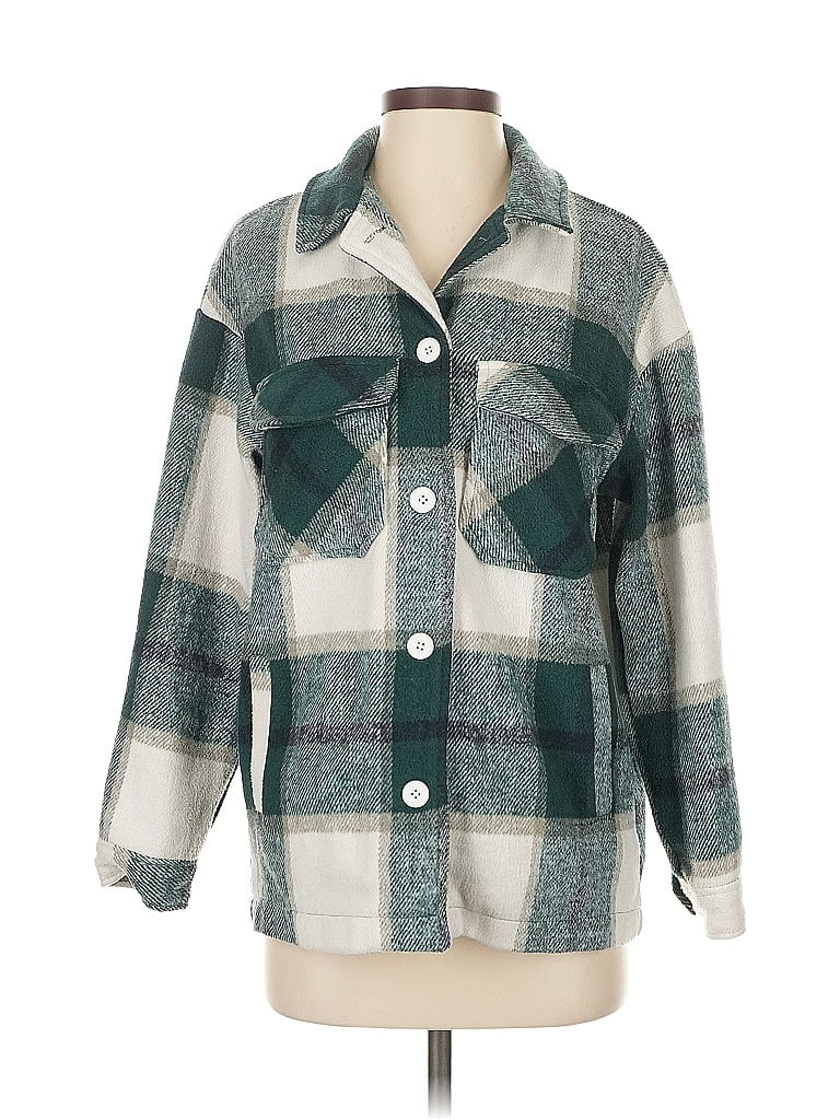 Pre-owned Zaful Jacket In Green