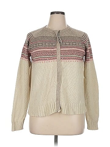 Villager Sport by Liz Claiborne Silk Cardigan (view 1)