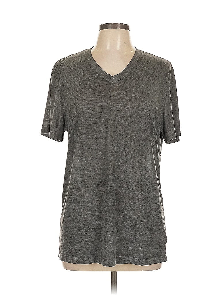 Pre-owned Assorted Brands Short Sleeve T-shirt In Gray
