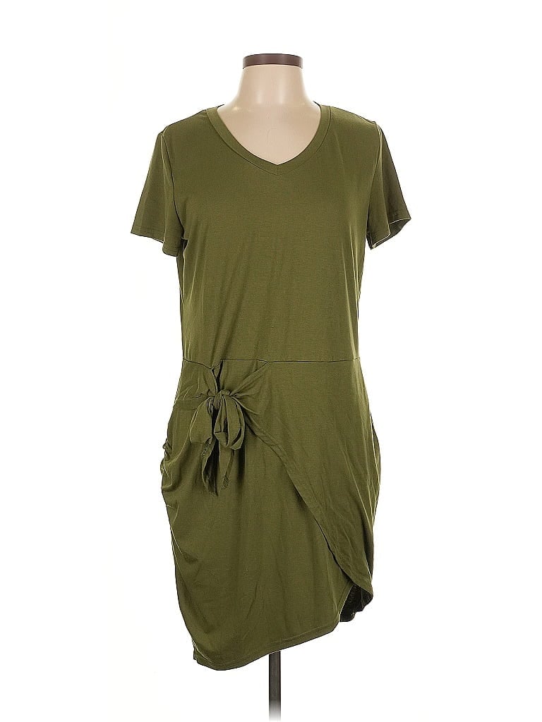 SHEIN Pre-owned Casual Dress In Green