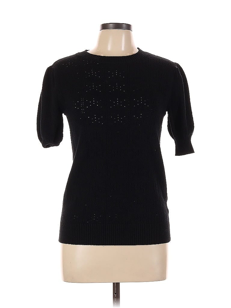 Pre-owned Unbranded Pullover Sweater In Black