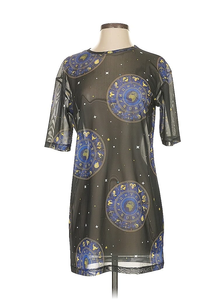 Pre-owned Nasty Gal Inc. Short Sleeve T-shirt In Silver