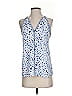 Cooper & Ella 100% Polyester Blue Sleeveless Blouse Size XS - photo 1