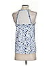 Cooper & Ella 100% Polyester Blue Sleeveless Blouse Size XS - photo 2