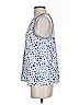 Cooper & Ella 100% Polyester Blue Sleeveless Blouse Size XS - photo 5