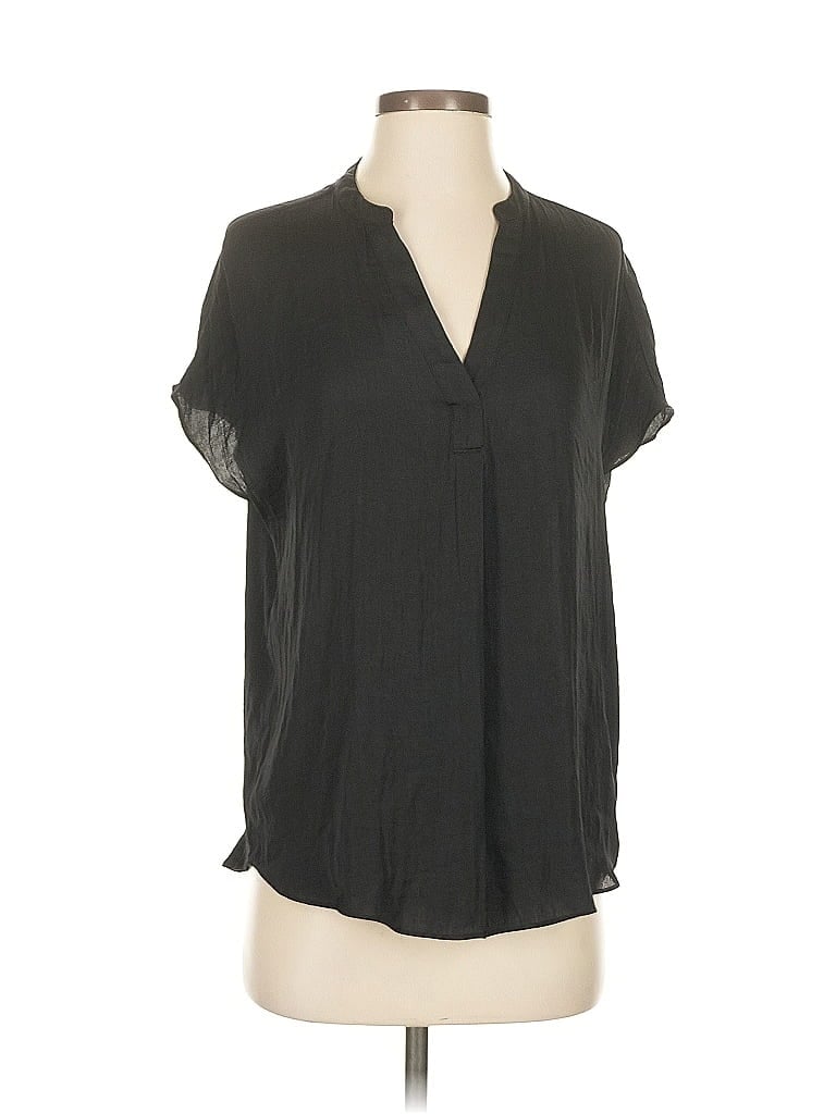 Pre-owned Rachel Rachel Roy Short Sleeve Henley Shirt In Gray