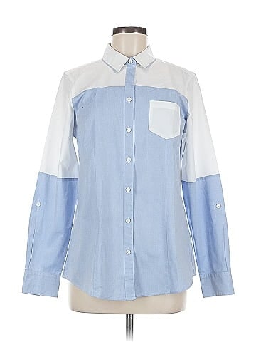 Foxcroft Long Sleeve Button-Down Shirt (view 1)