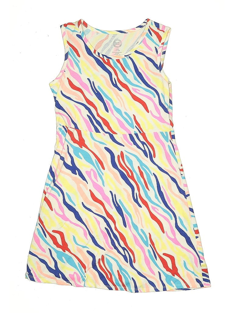 Pre-owned Wonder Nation Kids' Dress In White