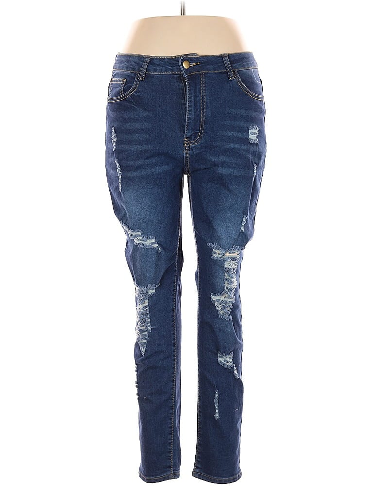 Pre-owned Unbranded Jeans In Blue