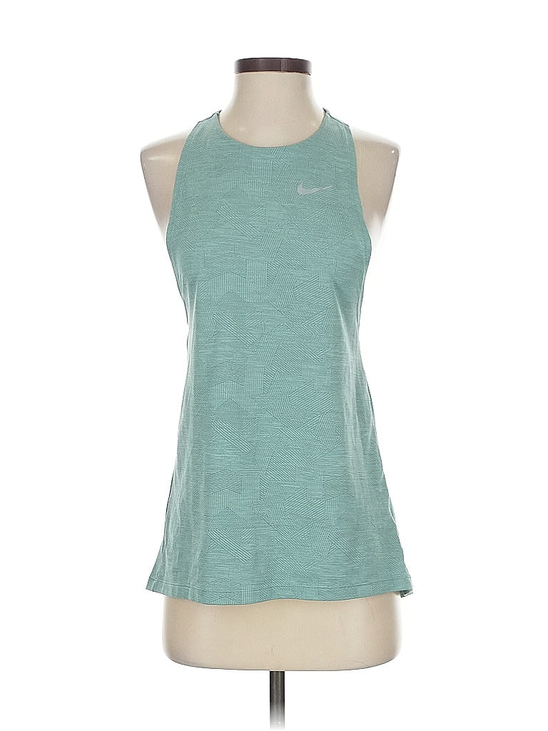 Pre-owned Nike Active Tank Top In Green