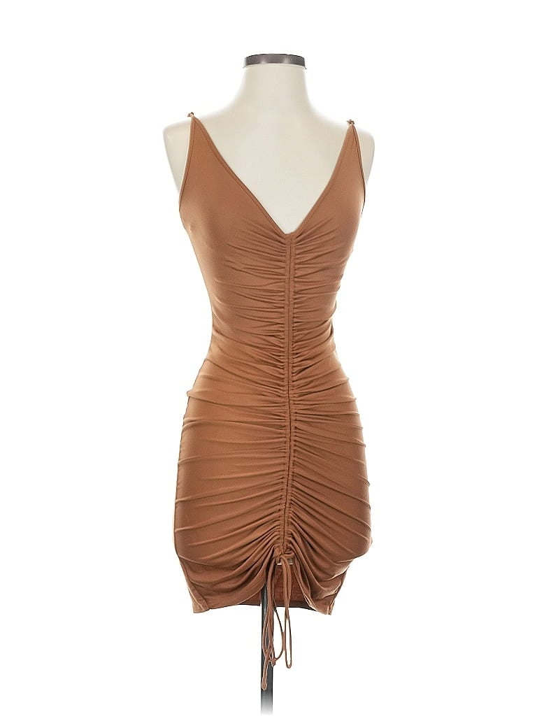 Pre-owned Fashion Nova Cocktail Dress In Brown