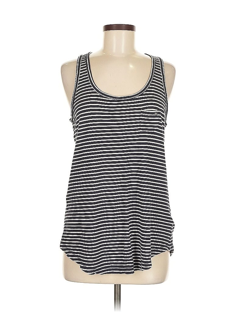 Pre-owned Tommy Hilfiger Tank Top Blue Halter Neckline Tops