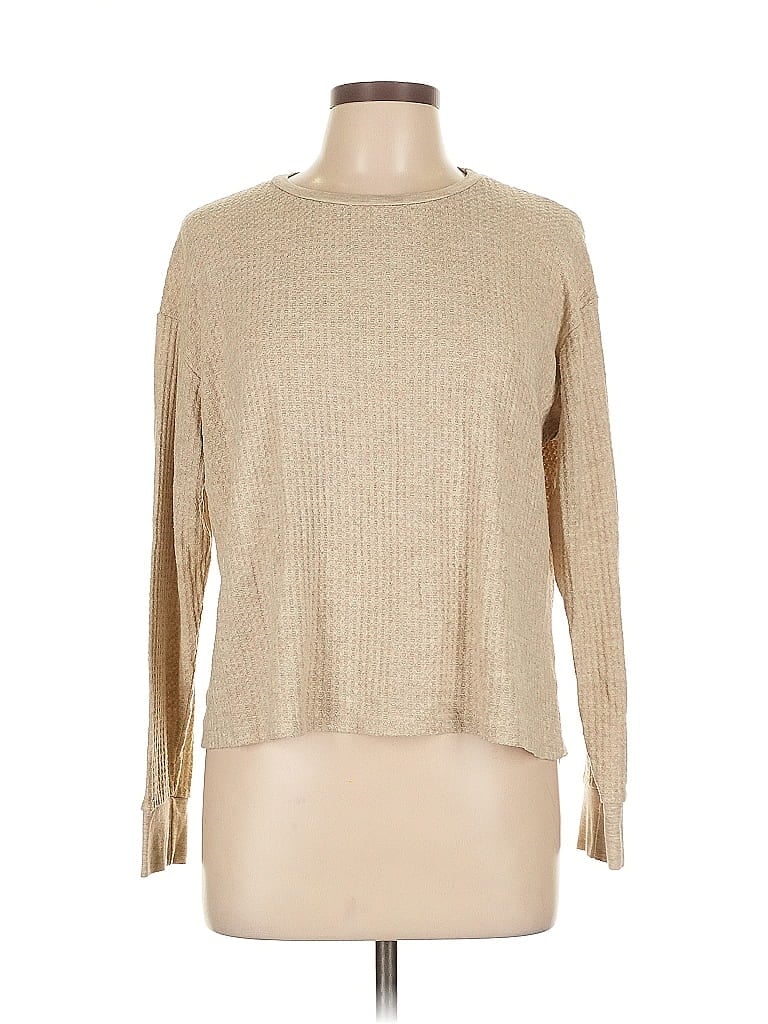 Pre-owned Project Social T Long Sleeve T-shirt In Brown