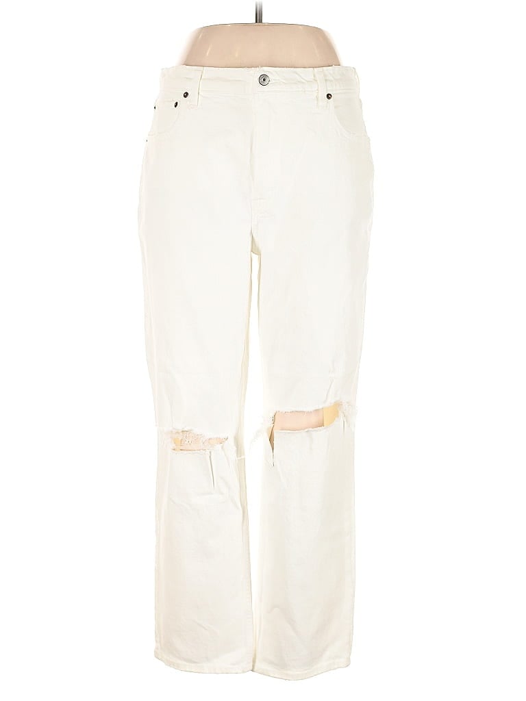 ABERCROMBIE & FITCH Pre-owned Cargo Pants In White