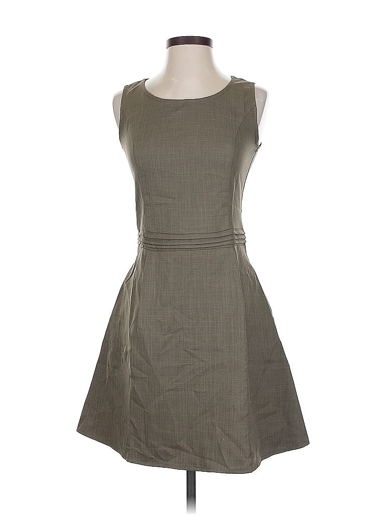 Pre-owned Nicole Casual Dress In Brown