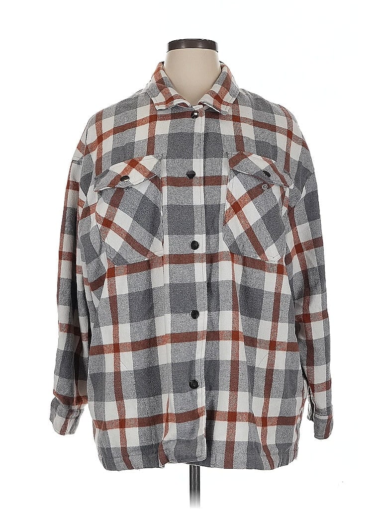 Pre-owned Hfx Jacket In Gray