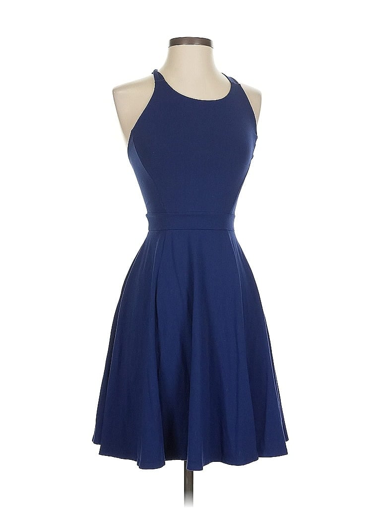 Pre-owned Susana Monaco Cocktail Dress In Blue