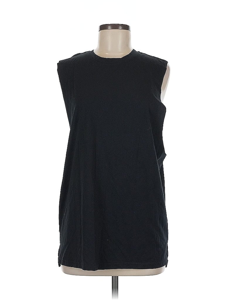 Pre-owned Assorted Brands Sleeveless T-shirt In Black