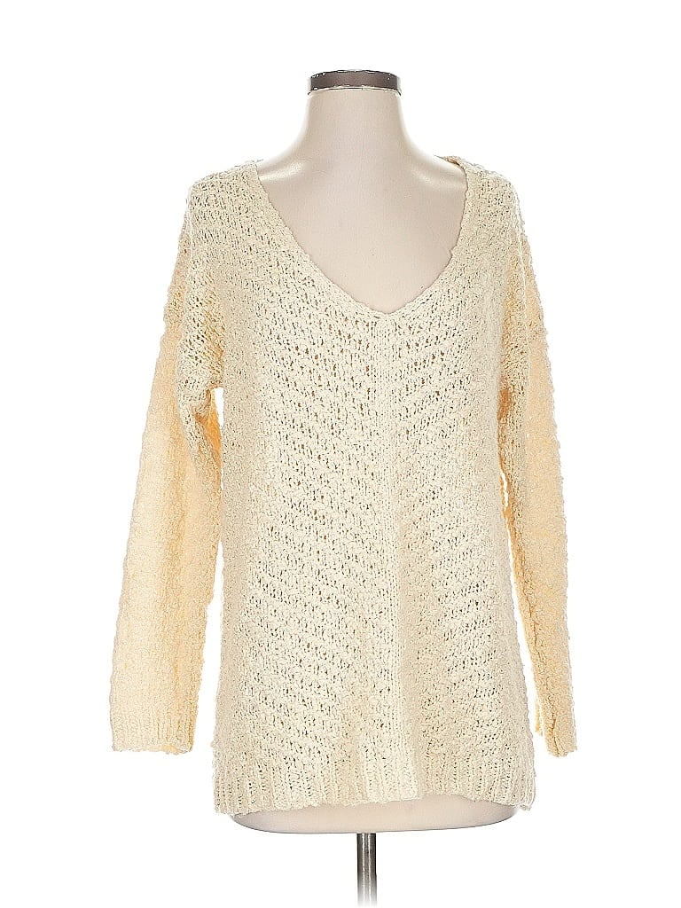 Pre-owned Astr Pullover Sweater In White