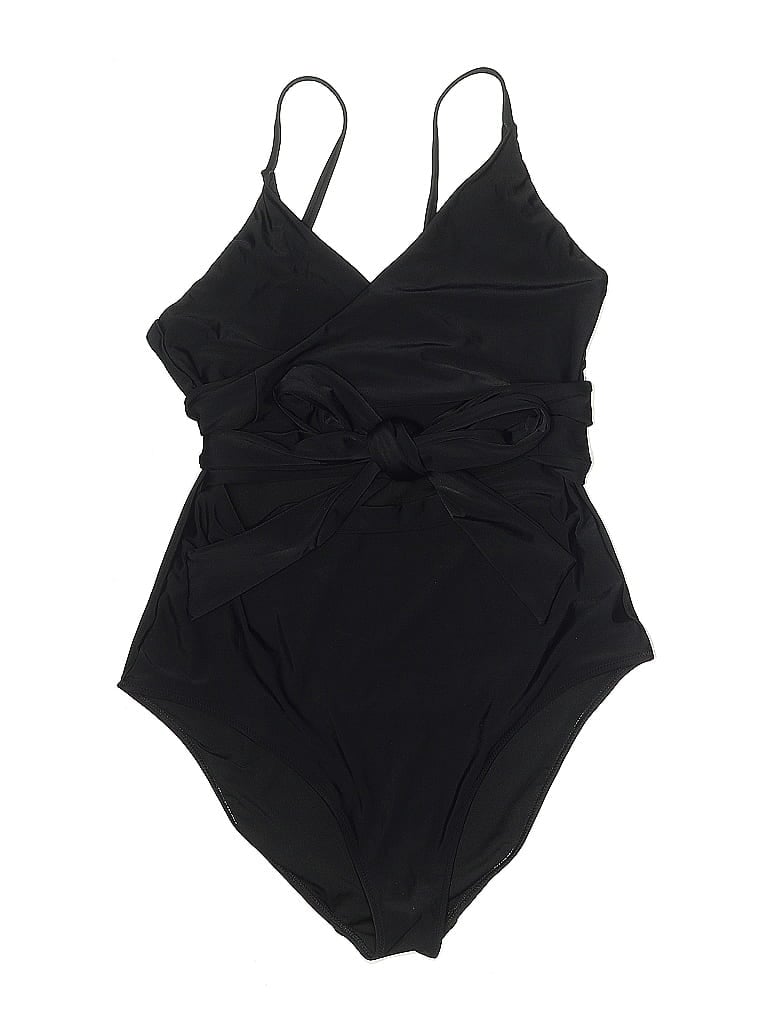 Pre-owned Aerie One Piece Swimsuit In Black
