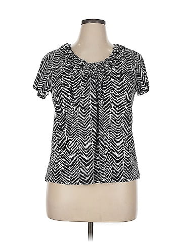 Notations Short Sleeve Blouse (view 1)
