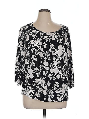 Daisy Fuentes 3/4 Sleeve Blouse (view 1)