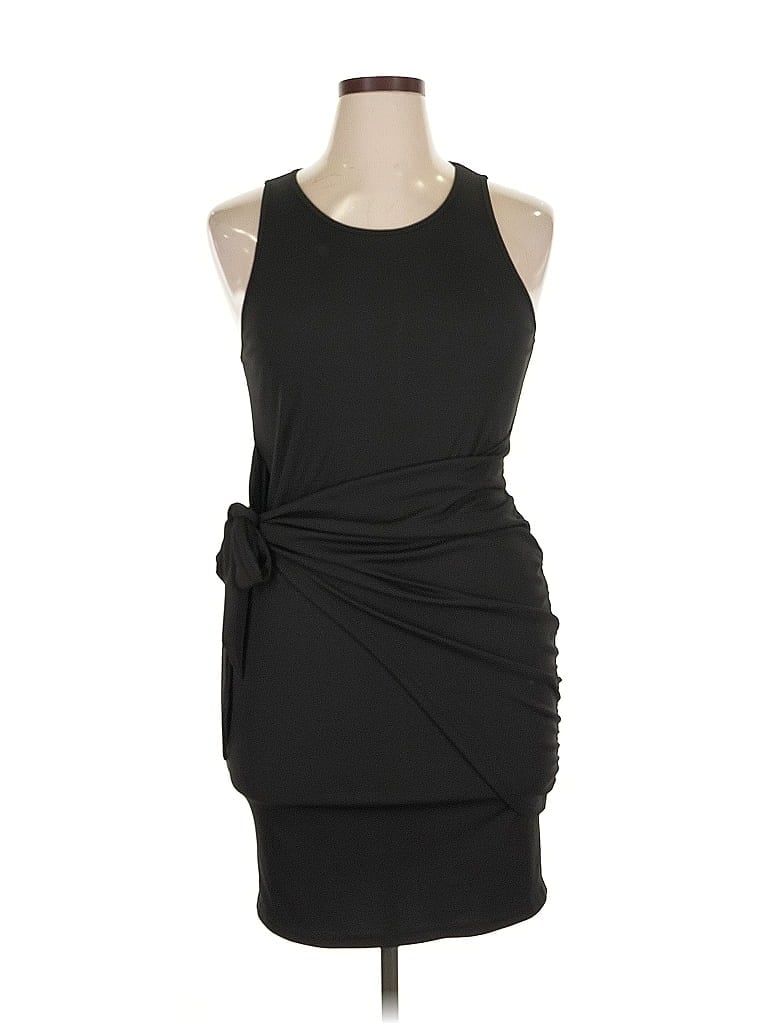 Pre-owned Shein Curve Cocktail Dress In Black