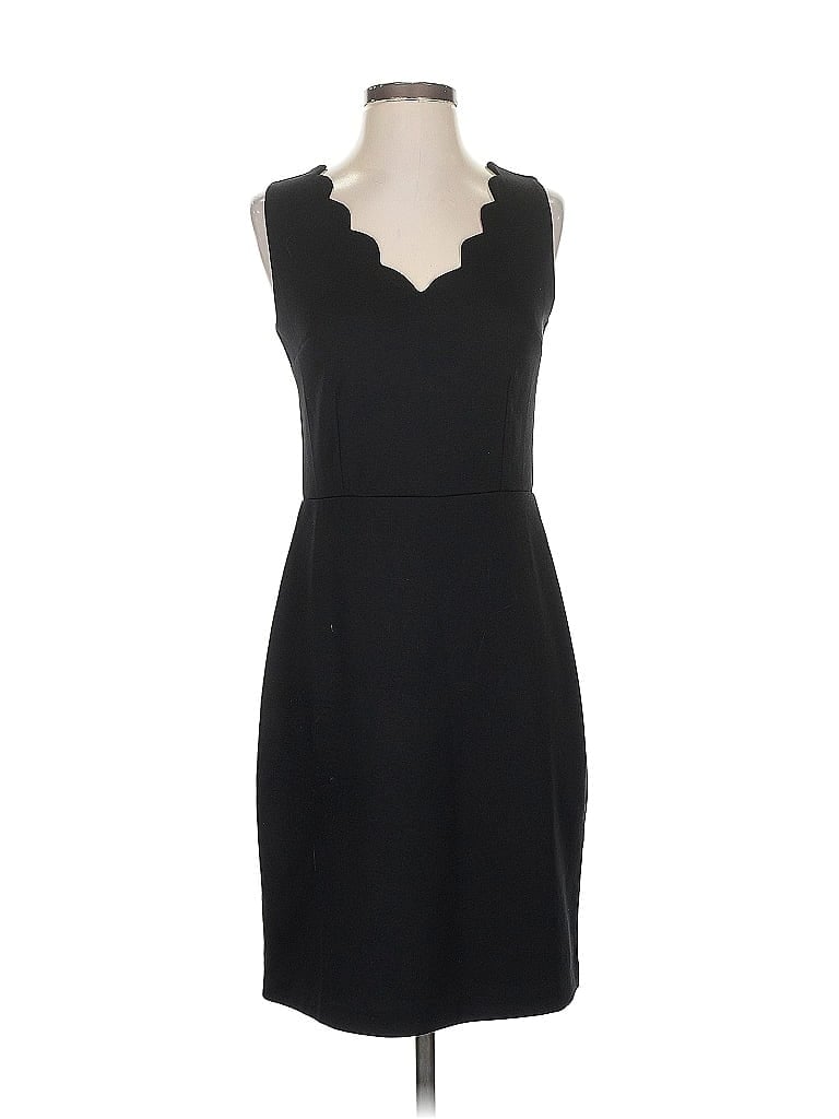 Pre-owned Ann Taylor Loft Cocktail Dress In Black