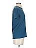 TNA Solid Teal Active T-Shirt Size XS - photo 4