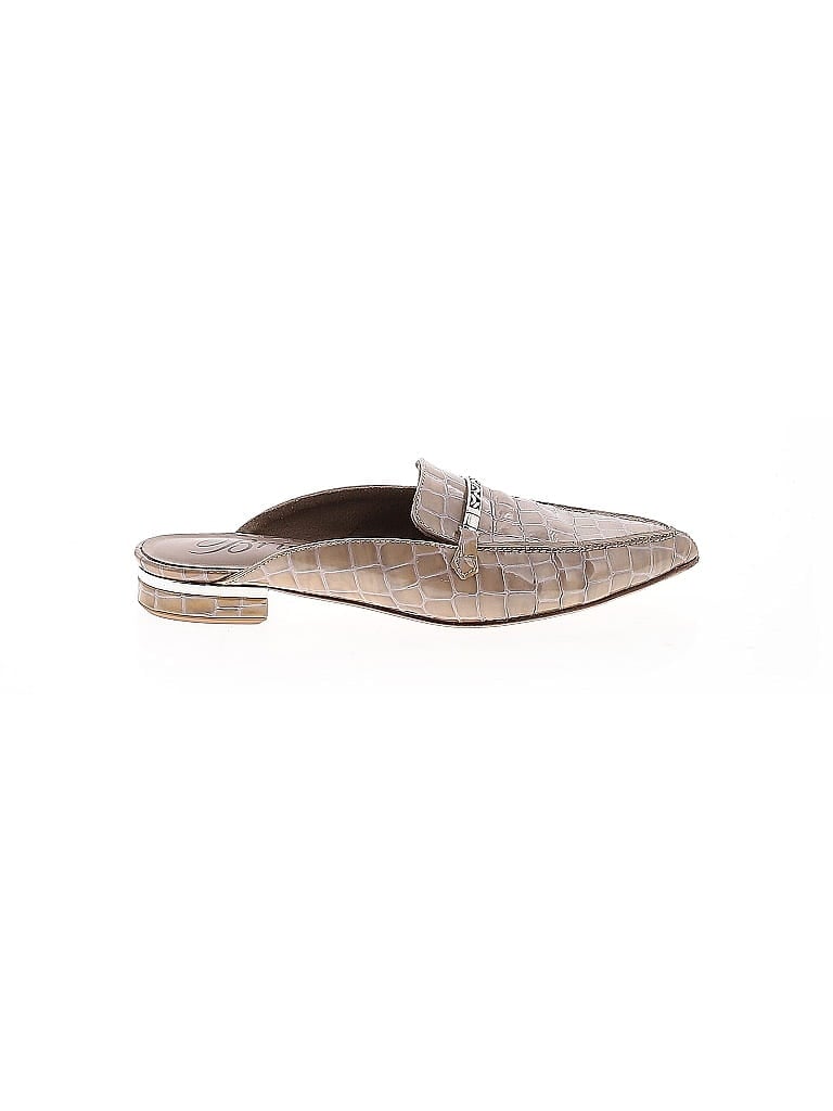 Pre-owned Brighton Mule/clog In Gray