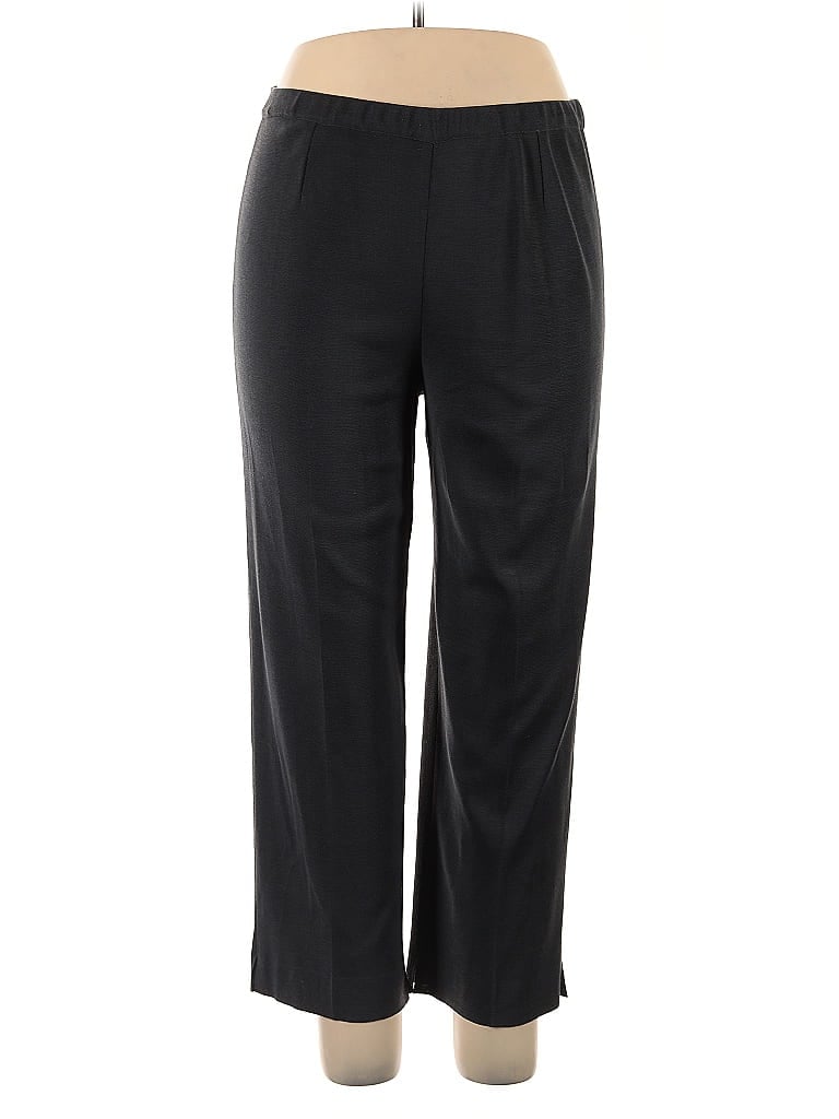 Pre-owned Ming Wang Casual Pants In Black