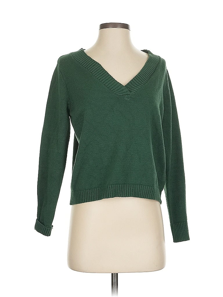 Pre-owned Lulus Pullover Sweater In Green