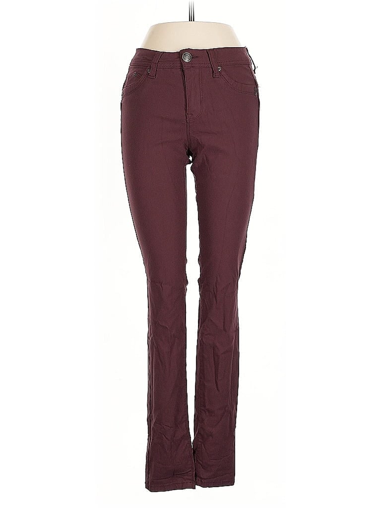Pre-owned Rue21 Casual Pants In Burgundy
