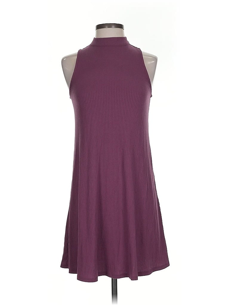 Pre-owned Love, Fire Casual Dress In Burgundy