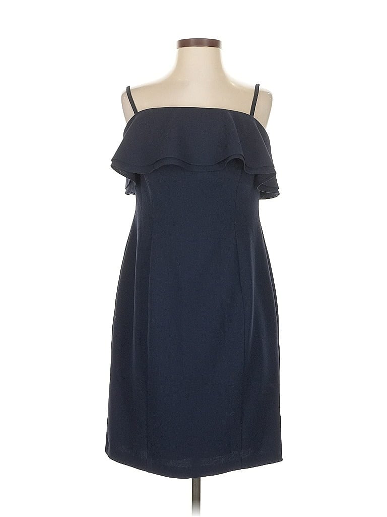 Pre-owned Karl Lagerfeld Cocktail Dress In Blue