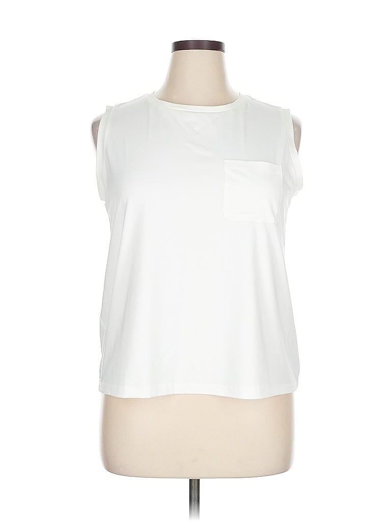 Pre-owned Tuckernuck Sleeveless T-shirt In White