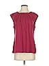 L.K. Bennett 100% Polyester Burgundy Sleeveless Blouse Size S (estimated) - photo 1