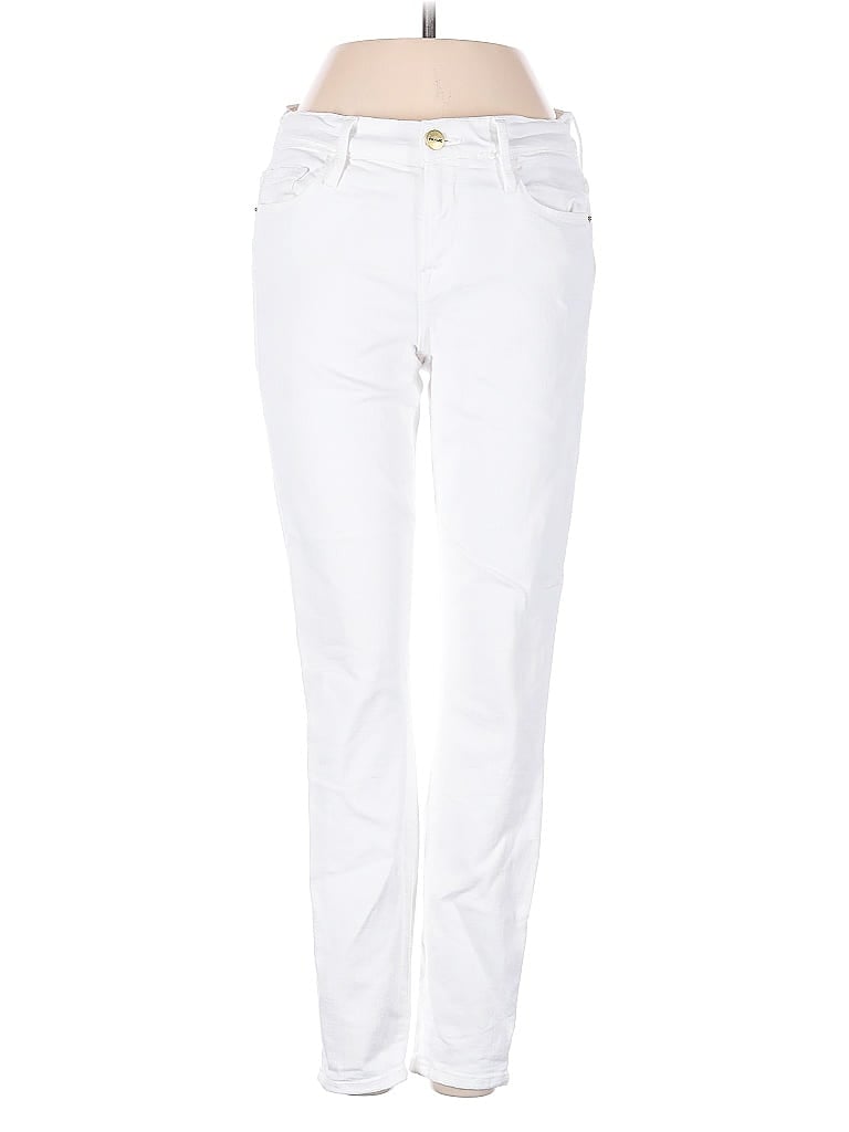 Pre-owned Frame Jeans In White