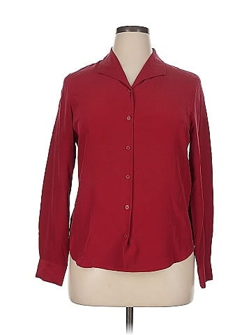 Casual Corner Annex Long Sleeve Silk Top (view 1)